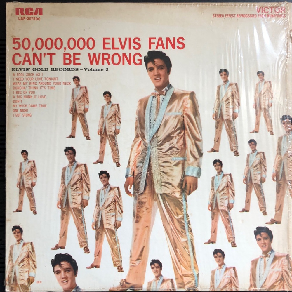 Elvis Presley Gold Records Vol. 2 Vinyl Lp